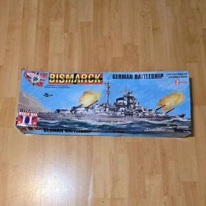 Lindberg Bismarck WW 2 German Battleship Kit # 70825 Open Box Sealed Bag